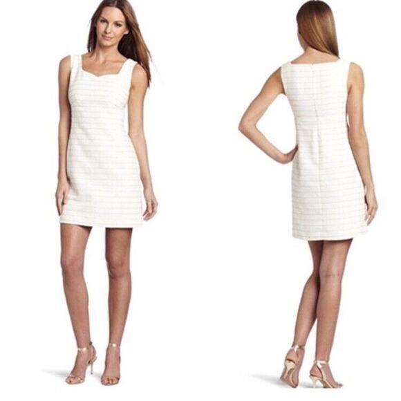 Lilly Pulitzer Dress 2 Cream Ivory Adriana Sleeveless Mini Boucle Party Classic - Picture 2 of 9